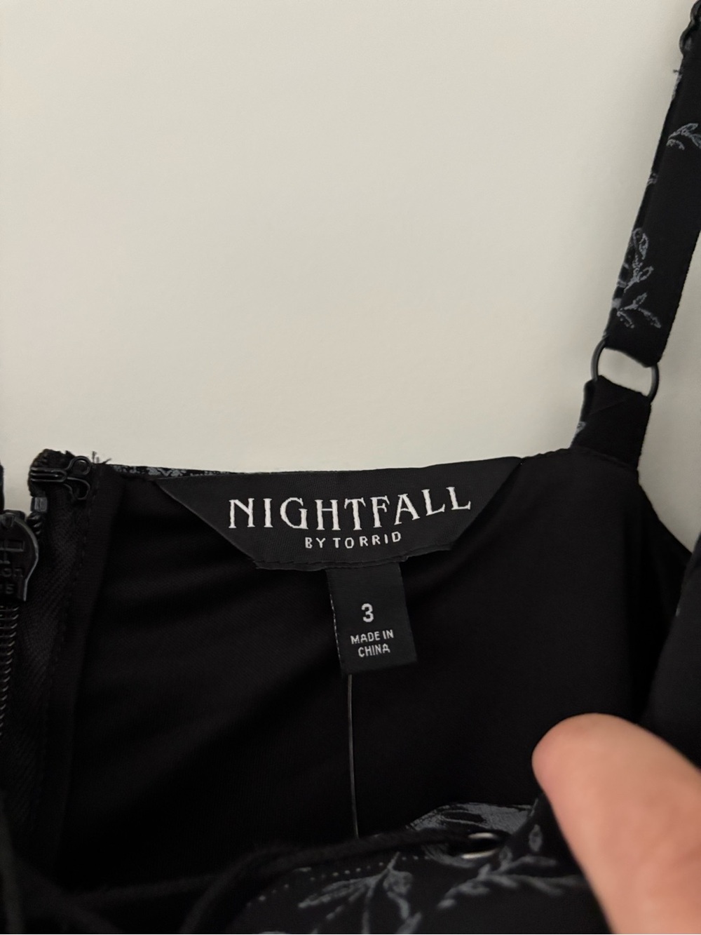 NWT Torrid Nightfall Corset Sweetheart Neckline Mini Dress 3X Whimsigoth - Picture 12 of 15